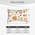 thumbnail image 3 of Plush Throw Pillow Covers, Hello Fall Autumn Is Here Pillow Cases with Invisible Zipper, Breathable Microfiber Pillow Cases Standard Size for Sleeping Bedroom Sofa Living Room 14x20, 3 of 5