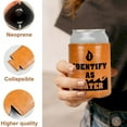 thumbnail image 5 of Leather Can Cooler for Men, Insulated Beer Can Holder for Fathers Day/Birthdays/Retirement, Personalised Dad Gifts From Daughter/Son with Temperature Retention Clearance Sales, 5 of 6