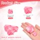 thumbnail image 2 of 20pcs 2Tamaños Rosas de Cinta de Satén 2.5cm/5cm Flores de Tela Artificial para Manualidades DIY (Rosa), 2 of 5