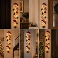 thumbnail image 5 of Ywbawe Lighted Christmas Door Hanger 47in Santa Claus with Warm LED Lights Holiday Wall Decor for Front Door Side Entryway Porch, 1 Pack, 5 of 7