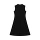thumbnail image 3 of Lucakuins Vestido largo para mujer, sin mangas, con cuello vuelto, con botones, informal, para fiesta, verano, vestido acampanado Lucakuins moda, 3 of 8