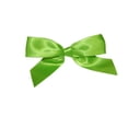 thumbnail image 4 of JAM Paper Satin Twist Tie Bows, Citrus Green, 7/8 in, 100/Pack, 4 of 4