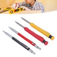 thumbnail image 4 of Mechanical Carpenter Pencil Set, Practical Lightweight Woodworking Pencil Kit Portable ABS Metal Graphite Wax Stable With 40 Refill For Building, 4 of 8