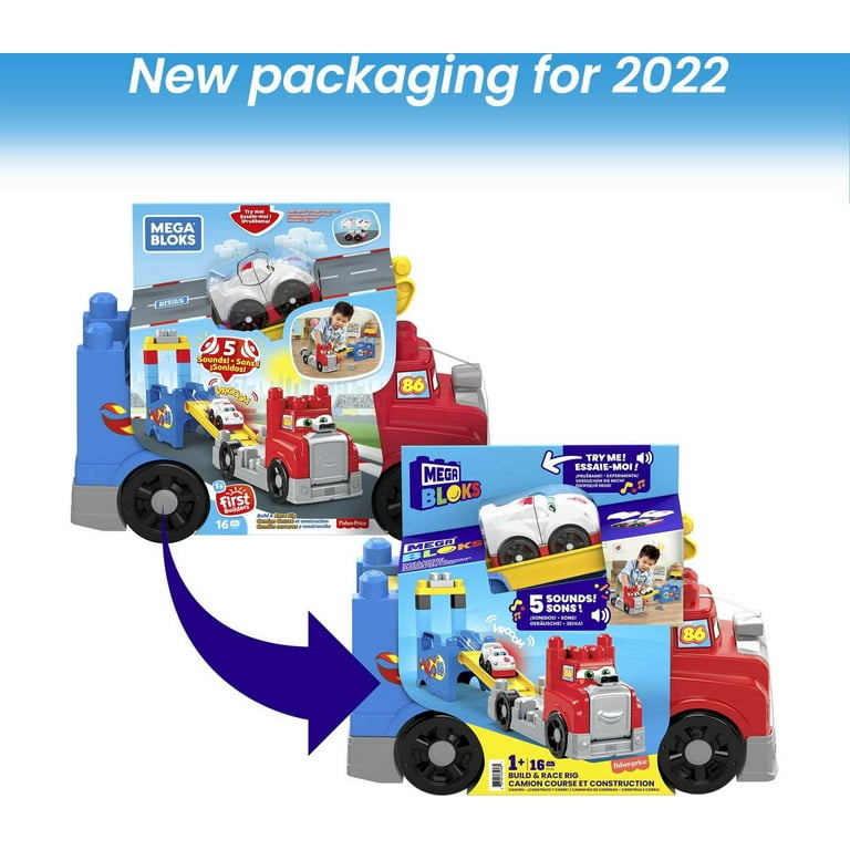 Mega bloks build & race rig sale