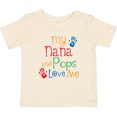 thumbnail image 3 of Inktastic Nana and Pops Love Me Grandson Granddaughter Boys or Girls Baby T-Shirt, 3 of 5