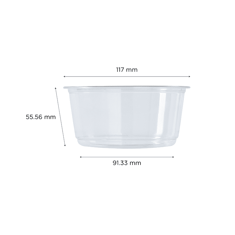 Deli Container, 12 oz, Clear, Polypropylene, (500/Case), Karat FP-DC12-PP