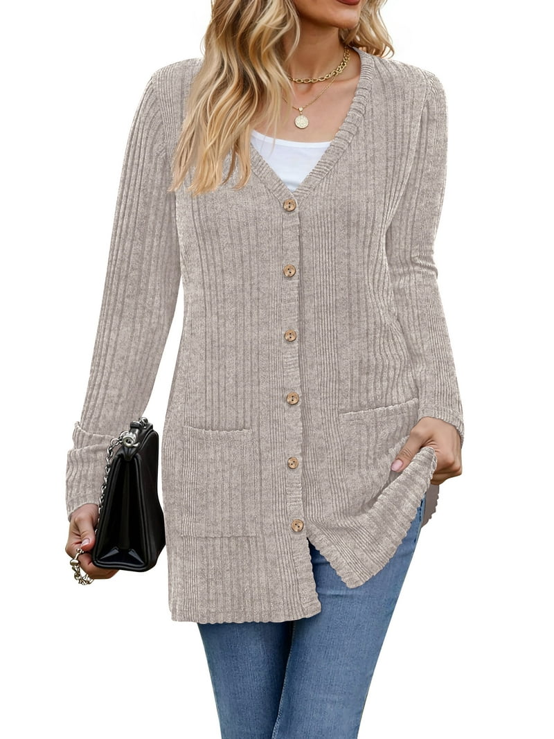 Fantaslook Fall Cardigan for Women Long Sleeve Open Front