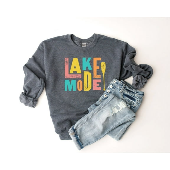 Lake Mode Sweatshirt, Lake Life Sweatshirt, Lake Sweatshirt, River Life Crewneck, Outdoorsy Sweatshirt, Camping Sweatshirt, Womens Mens TSHIRT All Size S-5XL