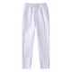 thumbnail image 2 of Pantalones de chándal hip hop para hombre: color liso, puños con cordones, bolsillos, ropa deportiva informal., 2 of 2