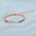 thumbnail image 3 of Scissor Bangle Bracelet Hair Stylist Bracelet Hairdresser Gifts for women Teen Girls(Rose Gold), 3 of 5