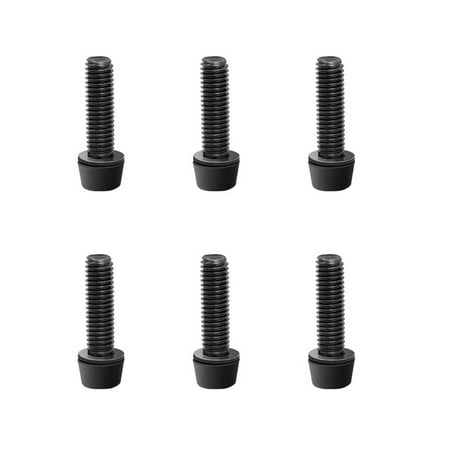 

LIVEST 6Pcs/Set Stem Screw Titanium Plating Tight Thread Anti-fade Wear-resistant Steel High Hardness Stem Fixing Bolt for Cycling