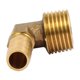 thumbnail image 2 of Conector de codo en ángulo recto de 1/2 BSP con rosca macho y barbado para manguera de 10 mm, 2 of 3