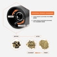 thumbnail image 4 of OPUX Battery Operated Salt and Pepper Grinder | Automatic Pepper Mill, Electric Salt Shaker with LED Light and Bottom Cover | Corrosion Resistant Stainless Steel, Sleek Modern Design, 4 of 8
