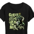 thumbnail image 3 of Marvel Spider-Man - St. Patrick's Day Green Looks Good On Me - Women's Short Sleeve Graphic T-Shirt, 3 of 5