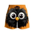 thumbnail image 4 of Purcolt Mens Swim Trunks Y2K Funny Cartoon Expression Face Print Beach Shorts Casual Boarding Short with Pockets, 4 of 6