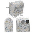 thumbnail image 5 of Dragonfly Lounger Chair Bag, Moth Butterfly Like Bugs in Watercolor Print Modern Minimalist Design Art Print, High Capacity Storage with Handle Container, Lounger Size, Multicolor, by Ambesonne, 5 of 5