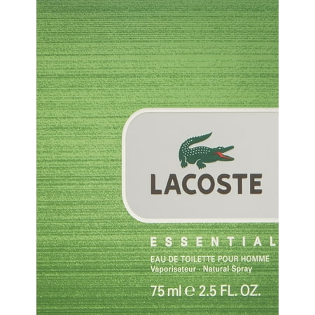 LACOSTE ESSENTIAL Eau de Toilette Spray for Men 4.2 oz / 125 ml