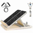 thumbnail image 1 of Professional Slant Board, Wood Calf Stretcher Slant Board, Adjustable Ankle Incline Board With Bonus Stretch Resistance Tube, Foldable Design For Port, 1 of 4