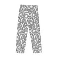thumbnail image 5 of Goofa Snake Printed Soft Pajama Pants for Men, Wide Leg Comfy Casual Lounge Yoga Pants-X-Large, 5 of 9