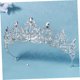 thumbnail image 5 of IDEANATEGRATE Accesorio Para Novia Con Tiara Plateada De Diamantes De Imitación, 5 of 8