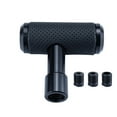 thumbnail image 1 of koolsoo 4inch Metal Car Automatic Gear er Knob Lever for Most MT Transmission Black, 1 of 9