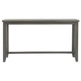 thumbnail image 3 of Sunset Trading Shades of Gray 65" Rectangular Narrow Pub Table | Small Space Counter Height Dining | Sofa Console | Seats 6, 3 of 7