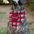 thumbnail image 4 of The Coca-Cola Company Pet Bandana Enjoy Coca Cola Logo and Polar Bear Expressions Red White Slip On Collar&nbsp;Bandana Only, 4 of 6
