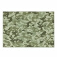 thumbnail image 1 of Camo Cutting Board, Old Fashioned Camouflage Pattern Classical Jungle Survival Theme, Decorative Tempered Glass Cutting and Serving Board, Small Size, Pale Green Army Green, by Ambesonne, 1 of 1