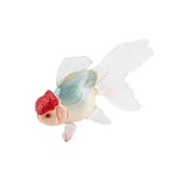 Aodebiao Fake Floating Fishes Plastic Fake Goldfish Artificial Aquarium Fishes Colorful Realistic Artificial Moving Fish Ornament Decorations for Aquarium Fish Tank