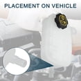 thumbnail image 3 of Unique Bargains 1 Set Réservoir Réservoir d'Expansion de l'Eau avec Bouchon pour Buick Encore N ° 95201979, 3 of 7