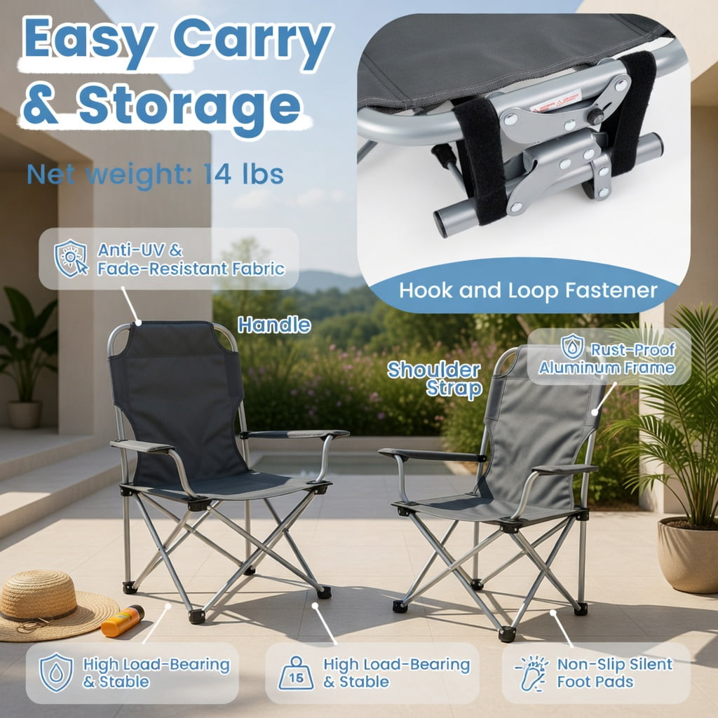 Hommoo Portable Folding Tanning Chair with Face Hole & Adjustable Backrest， Beach Sun Lounger for Pool, Backyard, Lawn, Gray