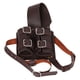 thumbnail image 2 of Accesorios de fotografía de funda, soporte de de material cuero PU temática, accesorios de disfraz de Halloween, de escenario, Marron oscuro Macarena Vaina de espada doble, 2 of 7