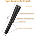 thumbnail image 4 of Metal Detector Pinpointing,Waterproof Pinpointer 360 Degree Search Gold&Treasure Finder with Belt Holster &LED Indicator& Buzzer Vibration, for Adults and Kids(Black), 4 of 12