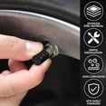 thumbnail image 4 of Dsseng Black Metal Valve Caps  Waterproof and Dustproof  Universal for Cars  Motorcycles  Bicycles, 4 of 5