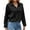 Black, variant on tarylea Business Casual Tops for Women Lapel Button down Shirts Chest Pocket Long Sleeve Tops Work Office Shirts