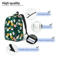 thumbnail image 5 of Daiia Tropical Fruit Vintage Canvas Backpack for Men and Women ,Hiking Backpack,Travel Laptop Bag for School,Large Capacity Backpack, 5 of 8