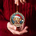 thumbnail image 3 of Labrador Retriever Christmas Dog Ornament, Labrador Retriever Dog Christmas Stained Glass, Labrador Retriever Dog Suncatcher Christmas Tree Decor, Xmas Dog Gift, 3 of 4