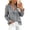Black, variant on Only Moment Button Down Shirts for Women Long Sleeve V Neck Plaid Blouse Polyester-Cotton Blend with Button Cuffs Dressy Casual Summer Outfits Early Fall Fashion Spring Clothes Blue,L