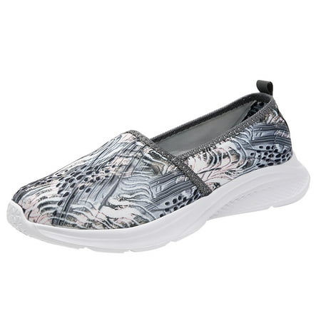 

Women s Running Shoes Leisure Women s Slip On Travel Soft Sole Comfortable Shoes Outdoor Cloth Shoes Runing Fashion Sports Breathable Shoes sneakers for Women cloth Grey