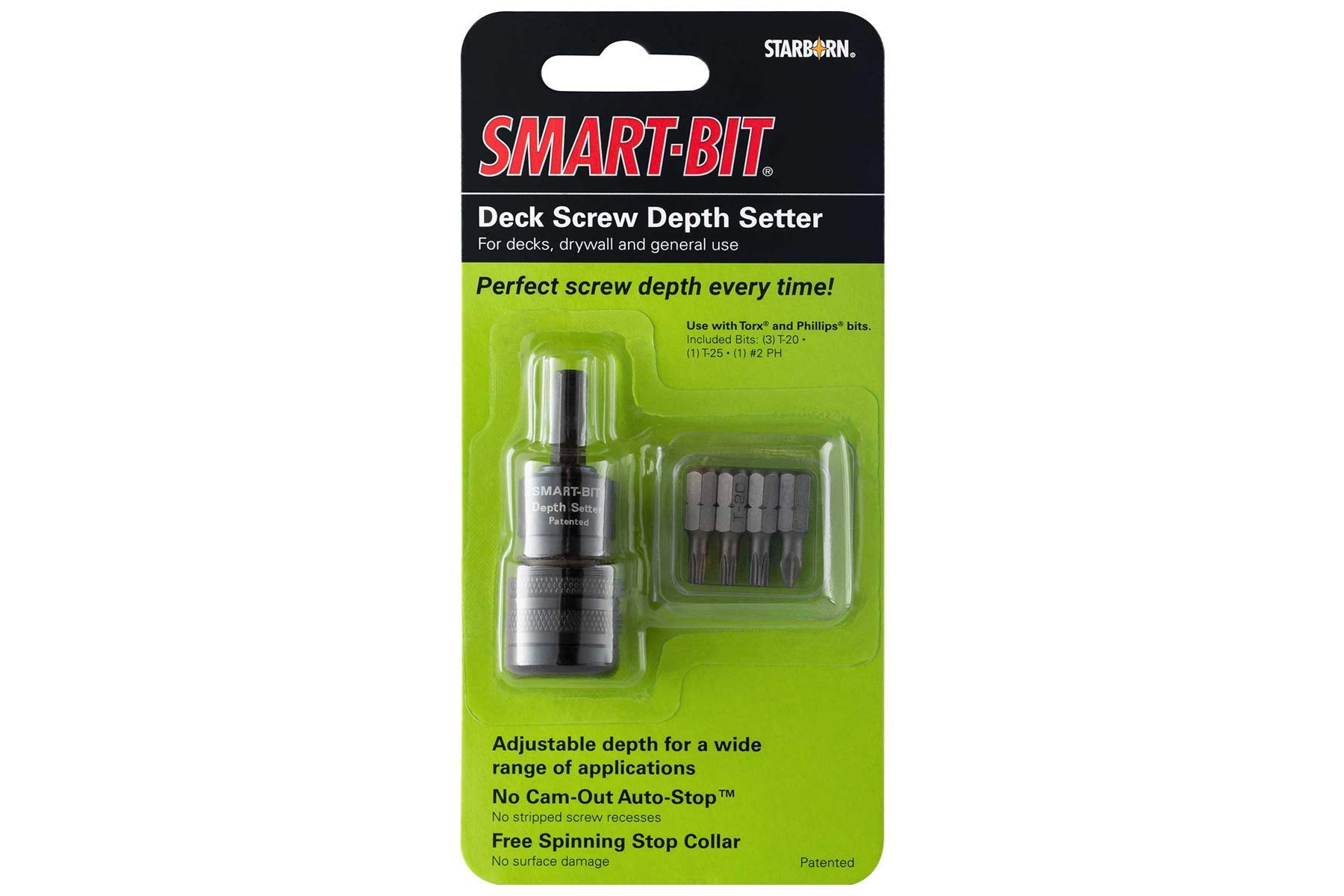 Smart Bit Deck Screw Driver w/Depth Setter 7