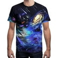 thumbnail image 2 of LUOGENLI T-shirts pour Homme pour Hommes T-Shirt d'Été à Imprimé Numérique Personnalité Mode Ample Décontracté Col Rond Manches Courtes T-Shirt T-shirts pour Hommes T-shirts Graphiques Pêche Pâques Bleu TTTG, 2 of 3