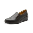 thumbnail image 4 of Zapato Descanso Para Dama Tacon Bajo Piel Cafe Ultra Suaves cafe 25.5, 4 of 6