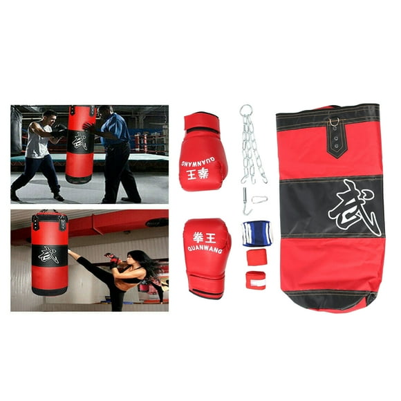 Bolsa de arena de boxeo shamjiam vacío 80cm Saco de arena de boxeo