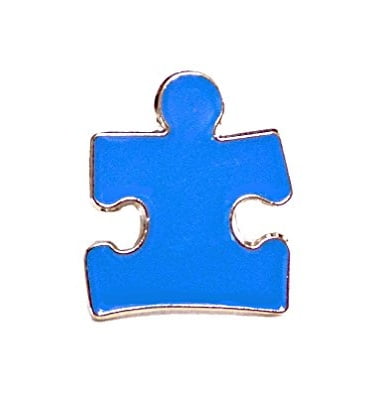 Autism Ribbon Checkbook Cover with Free Pen 