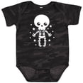 thumbnail image 3 of Inktastic Happy Halloween Spooky Skeleton and Stars Boys or Girls Baby Bodysuit, 3 of 5
