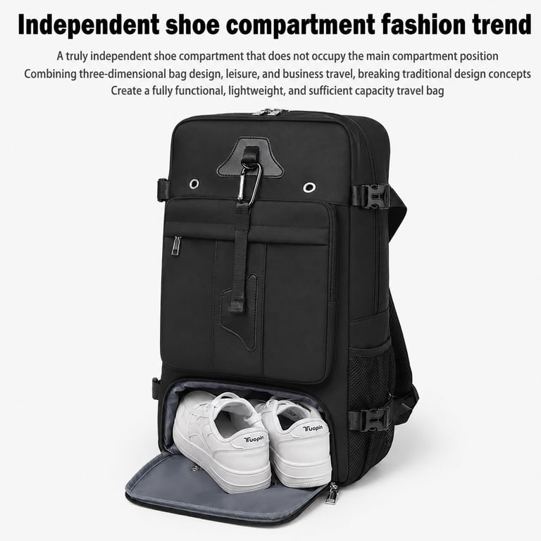 Muzpu Travel Backpack 50L Waterproof Unisex Large Capacity Hiking
