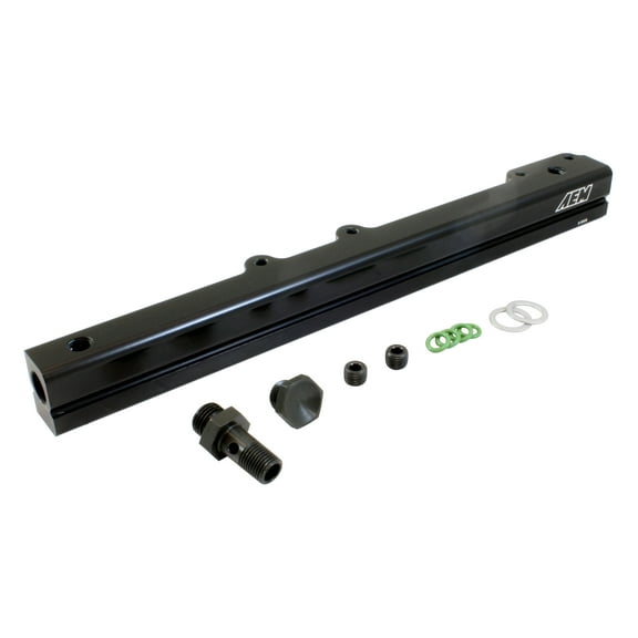 AEM 25-109BK High Volume Fuel Rail - Black