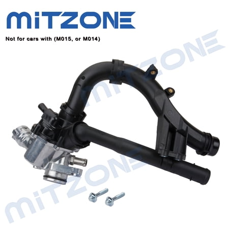 MITZONE Engine Coolant Thermostat compatible with 2016-2021 Mercedes Benz C180 C200 C350E E300 GLC250 300 350E SLC180 200 300 SLK 300 Replace A2742000115 2742003100