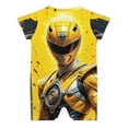 thumbnail image 2 of Power Rangers Baby Romper Short Sleeve Bodysuits Soft Rompers Summer Clothes One-Piece Jumpsuits Outfits 3-6M, 2 of 8
