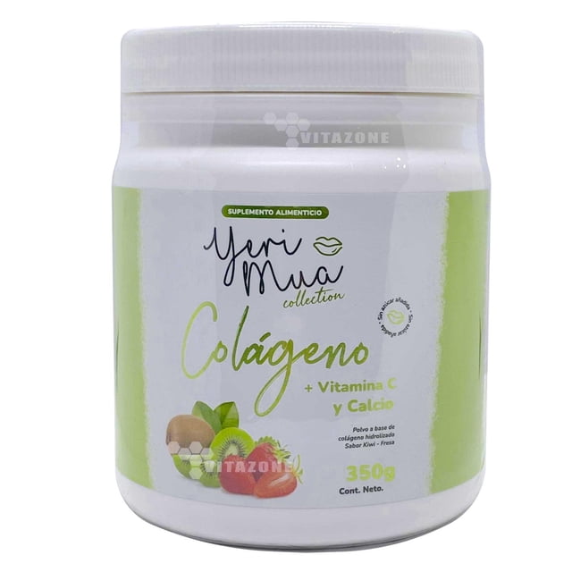 Colágeno Hidrolizado Yeri Mua 350 gr Fresa Kiwi sin azúcar YERIMUA YERICOLAGENOFRESAKIWI